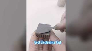 Màu xám Mỡ dẫn nhiệt tốt Mỡ nhiệt cho linh kiện điện tử Máy chủ Al